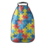 Autism Awareness Drawing Puzzle Print Car Seat Organizers