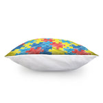 Autism Awareness Drawing Puzzle Print Pillow Cover