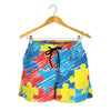 Autism Awareness Drawing Puzzle Print Women's Shorts