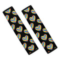 Autism Awareness Heart Pattern Print Car Seat Belt Covers