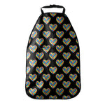 Autism Awareness Heart Pattern Print Car Seat Organizers