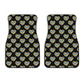 Autism Awareness Heart Pattern Print Front Car Floor Mats