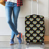 Autism Awareness Heart Pattern Print Luggage Cover