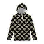 Autism Awareness Heart Pattern Print Pullover Hoodie