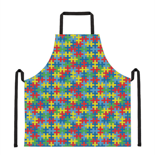 Autism Awareness Jigsaw Print Apron