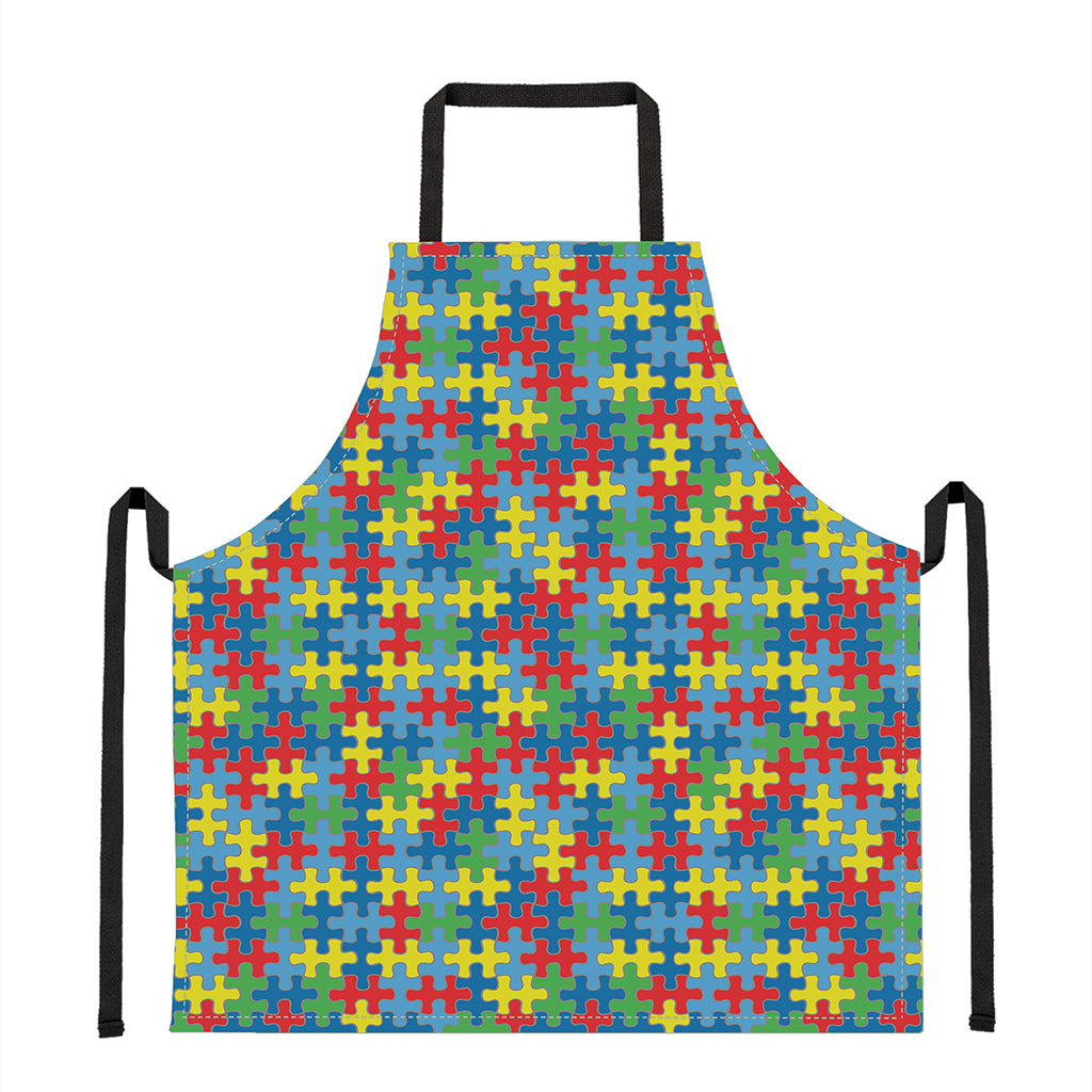 Autism Awareness Jigsaw Print Apron