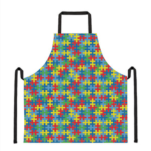 Autism Awareness Jigsaw Print Apron