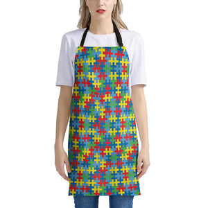 Autism Awareness Jigsaw Print Apron