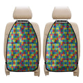 Autism Awareness Jigsaw Print Car Seat Organizers