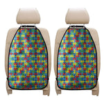 Autism Awareness Jigsaw Print Car Seat Organizers