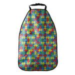 Autism Awareness Jigsaw Print Car Seat Organizers