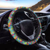 Autism Awareness Jigsaw Print Car Steering Wheel Cover