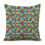 Autism Awareness Jigsaw Print Pillow Cover