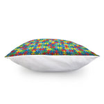 Autism Awareness Jigsaw Print Pillow Cover