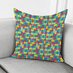 Autism Awareness Jigsaw Print Pillow Cover