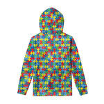 Autism Awareness Jigsaw Print Pullover Hoodie