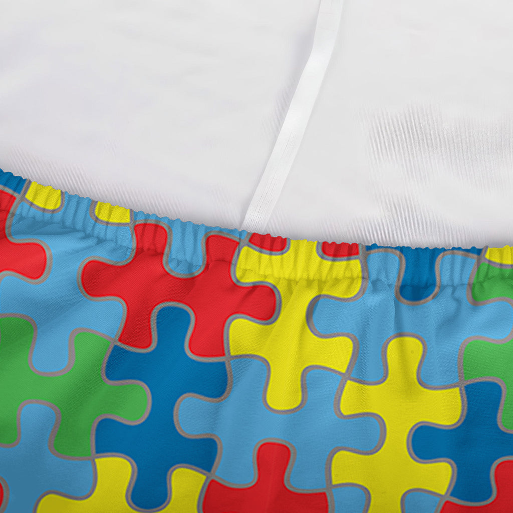 Autism Awareness Jigsaw Print Sofa Cover