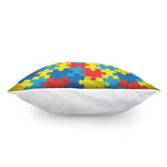 Autism Awareness Pattern Print Pillow Cover