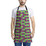 Autism Awareness Puzzle Print Apron