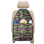 Autism Awareness Puzzle Print Car Seat Organizers