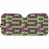 Autism Awareness Puzzle Print Car Sun Shade