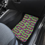 Autism Awareness Puzzle Print Front and Back Car Floor Mats