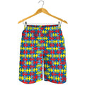 Autism Awareness Puzzle Print Men's Shorts