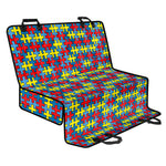 Autism Awareness Puzzle Print Pet Car Back Seat Cover