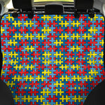 Autism Awareness Puzzle Print Pet Car Back Seat Cover