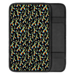 Autism Awareness Ribbon Pattern Print Car Center Console Cover