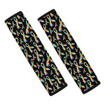 Autism Awareness Ribbon Pattern Print Car Seat Belt Covers