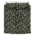 Autism Awareness Ribbon Pattern Print Duvet Cover Bedding Set