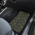 Autism Awareness Ribbon Pattern Print Front and Back Car Floor Mats