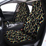 Autism Awareness Ribbon Pattern Print Universal Fit Car Seat Covers