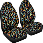 Autism Awareness Ribbon Pattern Print Universal Fit Car Seat Covers