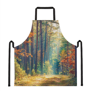 Autumn Forest Print Apron