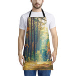 Autumn Forest Print Apron