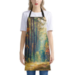 Autumn Forest Print Apron