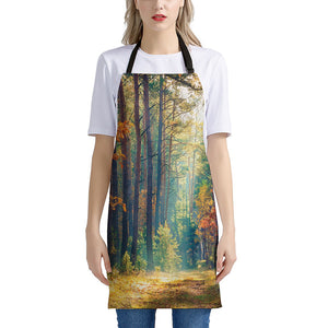 Autumn Forest Print Apron