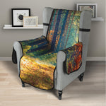 Autumn Forest Print Armchair Protector