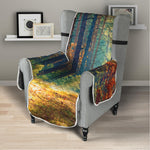 Autumn Forest Print Armchair Protector