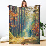 Autumn Forest Print Blanket