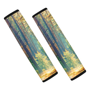 Autumn Forest Print Car Seat Belt Covers