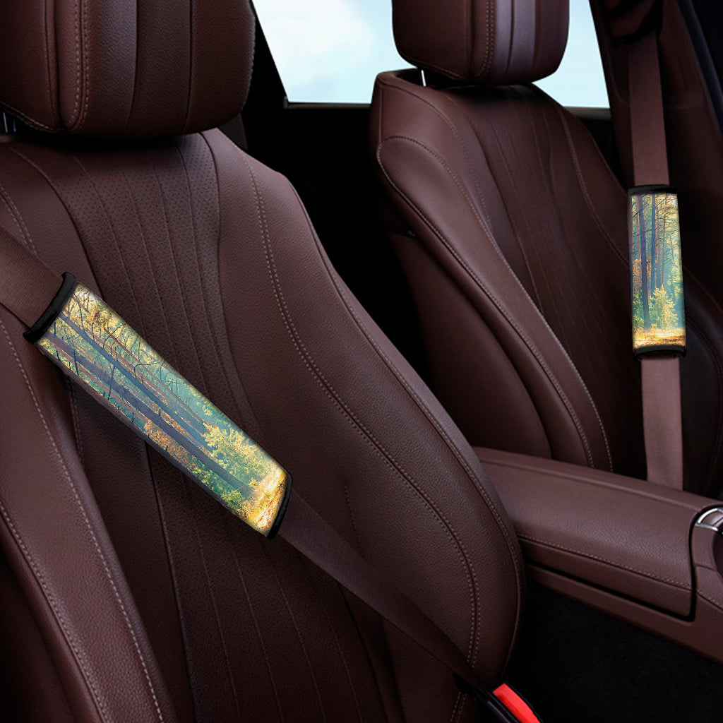 Autumn Forest Print Car Seat Belt Covers