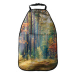 Autumn Forest Print Car Seat Organizers