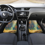 Autumn Forest Print Front and Back Car Floor Mats