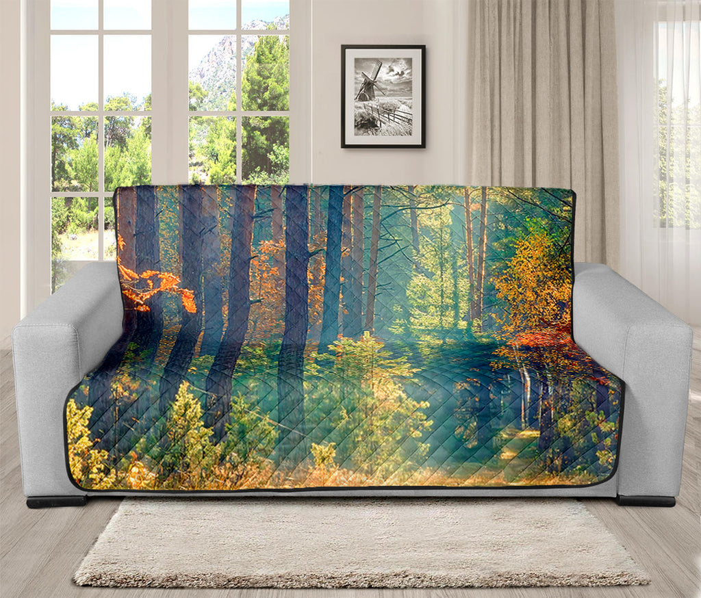 Autumn Forest Print Futon Protector