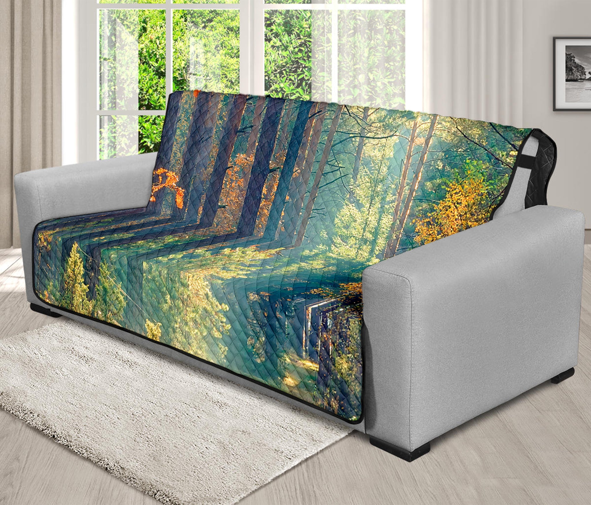 Autumn Forest Print Futon Protector