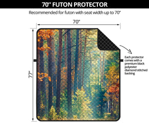 Autumn Forest Print Futon Protector