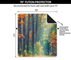 Autumn Forest Print Futon Protector